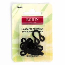 Agrafes fourreurx3- Brun -25mm - Bohin