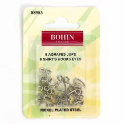 Agrafes Jupe - Argenté - Taille 3 - Bohin