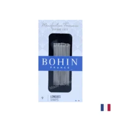 Aiguilles à coudre couture main "Longue" BOHIN N°9 par 20 pièces