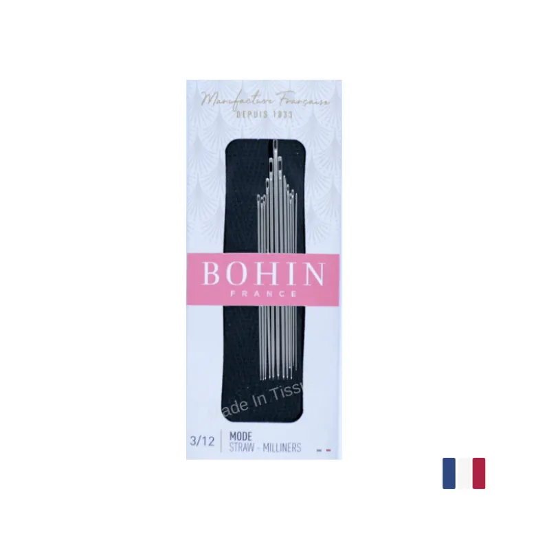 Aiguilles à coudre à la main MODE Bohin assortiment n°3/12