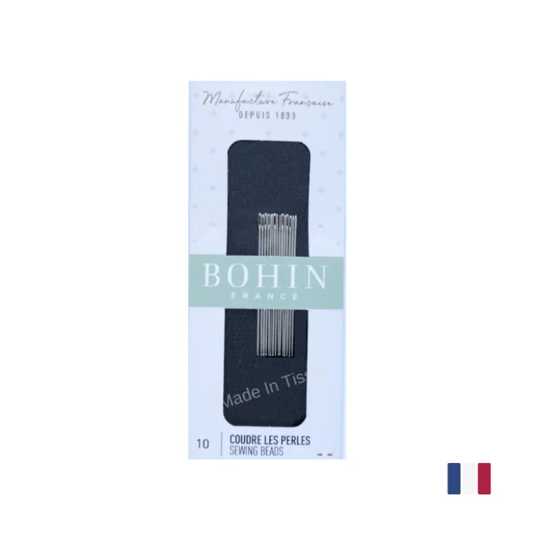 Aiguilles à coudre les perles n°10 Bohin