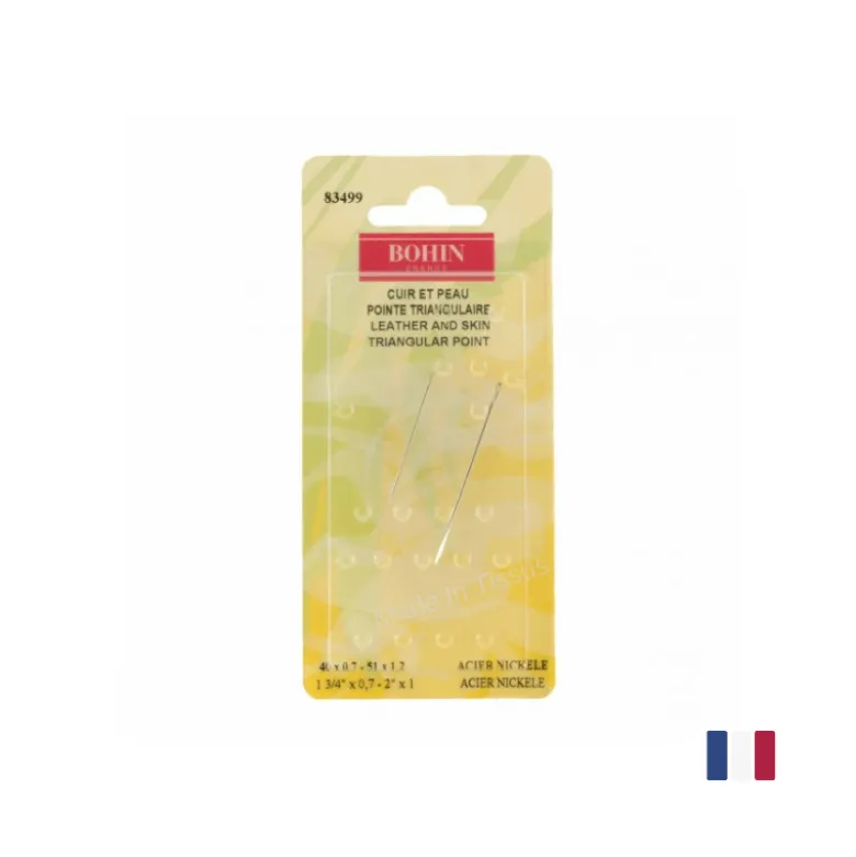 Aiguilles pour coudre le cuir et la peau Bohin