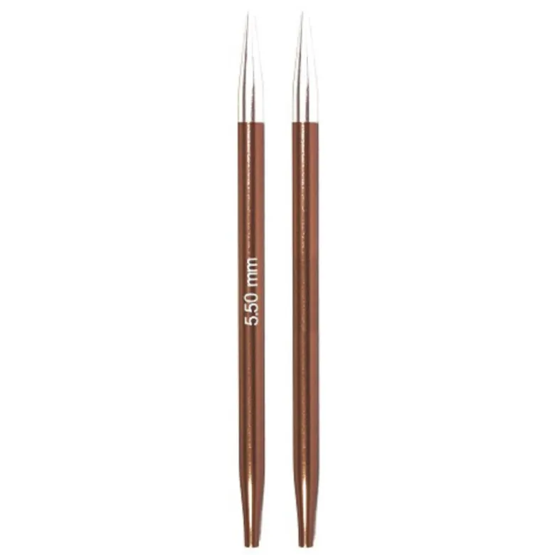 Aiguilles à tricoter Knit pro : Circulaire, Interchangeables, Standard, "zing" 5,5mm
