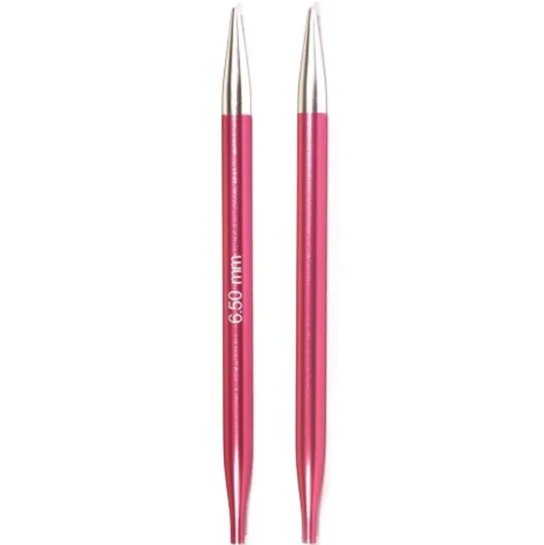 Aiguilles à tricoter Knit pro : Circulaire, Interchangeables, Standard, "zing" 6,5mm