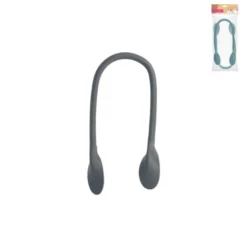 Anses de sac patte d'éléphant coloris gris - 60 cm
