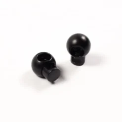 Arrêts cordons (lot de 2) - bloqueurs - coloris Noir mat
