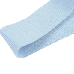 Bande pour embout de manche de polo bleu clair - OEKO TEX - 143cm