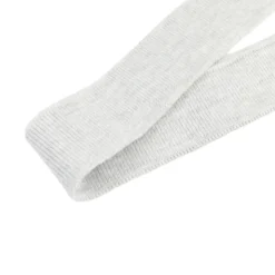 Bande pour embout de manche de polo gris clair chiné - OEKO TEX - 143cm