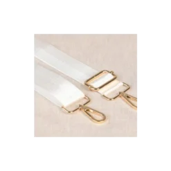 Bandoulière Sangle bicolore 40mm - Blanc