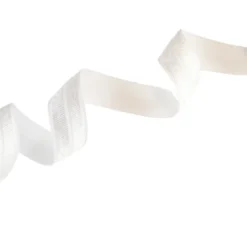 Biais Elastique pré-plié spécial lingerie 15mm - coloris Blanc doré - au mètre