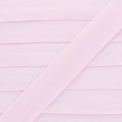 Biais Elastique pré-plié spécial lingerie 20mm - coloris Rose - au mètre