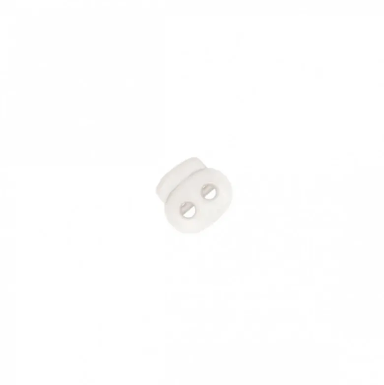 Bloqueur double oval en nylon - coloris Blanc