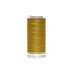 Bobine de fil jean moutarde Gutermann 100 m - N°1970
