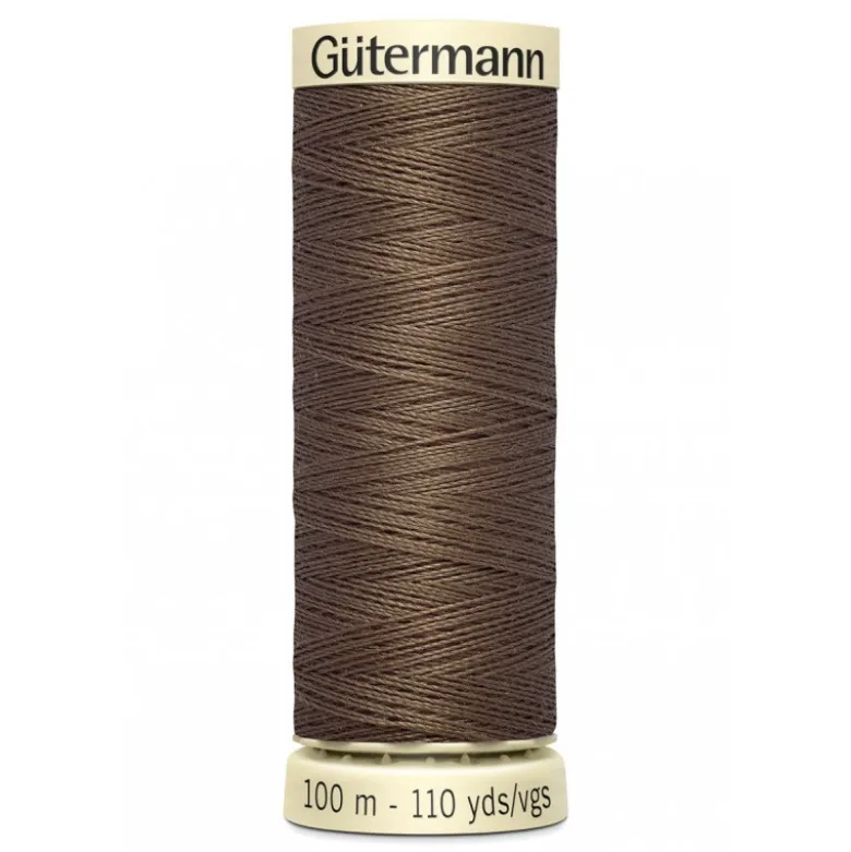Bobine de Fil pour tout coudre Gutermann 100 m - N°815 marron