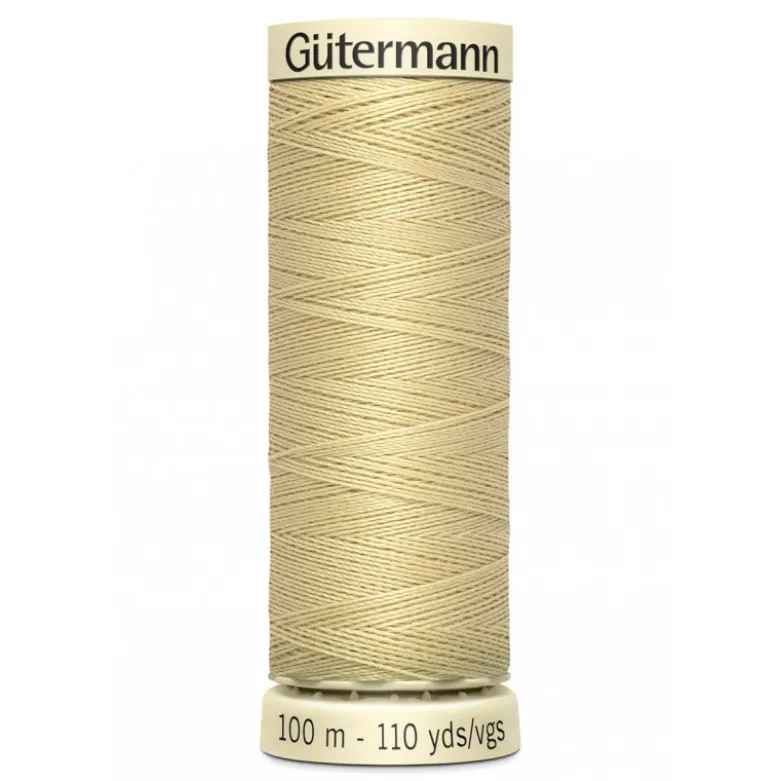 Bobine de Fil pour tout coudre Gutermann 100 m - N°249 beige