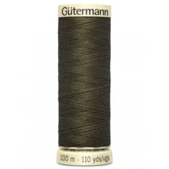 Bobine de Fil pour tout coudre Gutermann 100 m - N°689 kaki