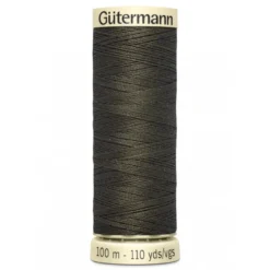 Bobine de Fil pour tout coudre Gutermann 100 m - N°673 kaki