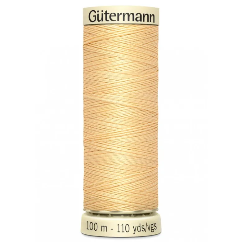 Bobine de Fil pour tout coudre Gutermann 100 m - N°3 beige