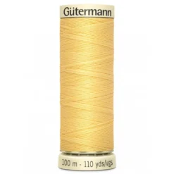 Bobine de Fil pour tout coudre Gutermann 100 m - N°7 jaune