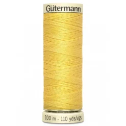Bobine de Fil pour tout coudre Gutermann 100 m - N°327 jaune