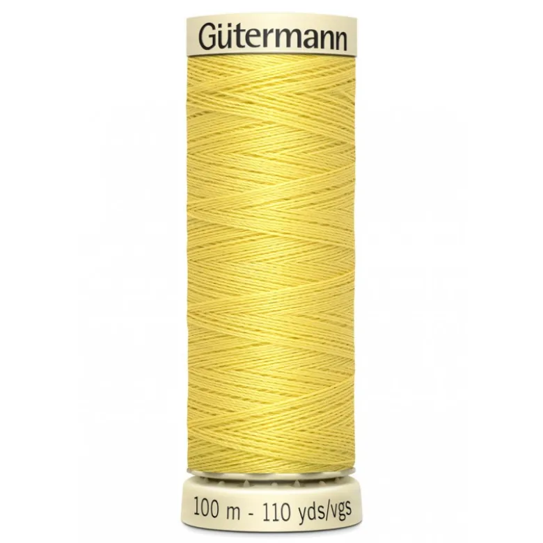 Bobine de Fil pour tout coudre Gutermann 100 m - N°580 jaune