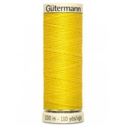 Bobine de Fil pour tout coudre Gutermann 100 m - N°177 jaune
