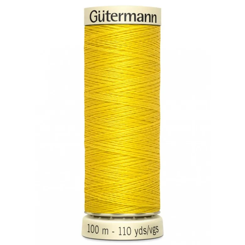 Bobine de Fil pour tout coudre Gutermann 100 m - N°177 jaune