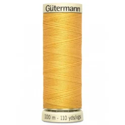 Bobine de Fil pour tout coudre Gutermann 100 m - N°416 jaune