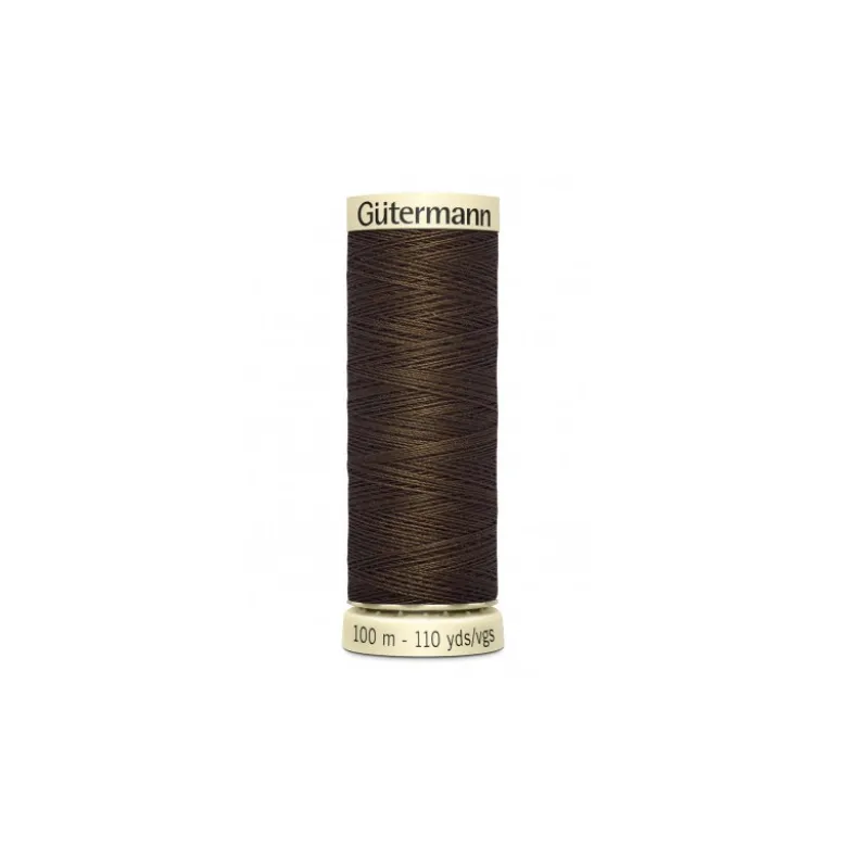 Bobine de Fil pour tout coudre Gutermann 100 m - N°816 marron