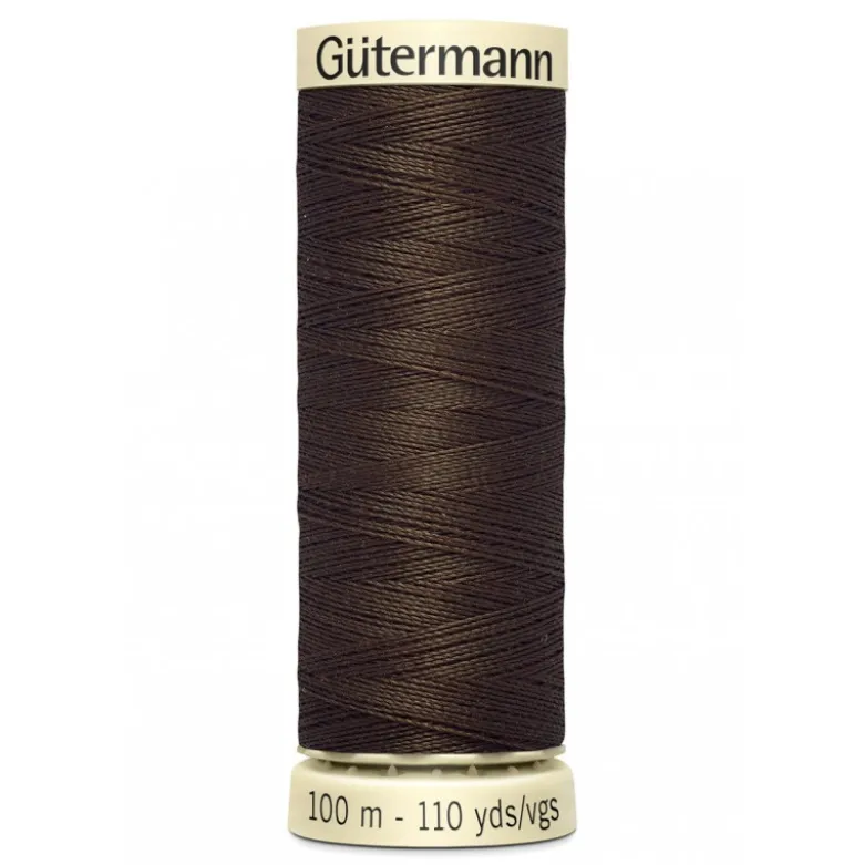 Bobine de Fil pour tout coudre Gutermann 100 m - N°817 marron