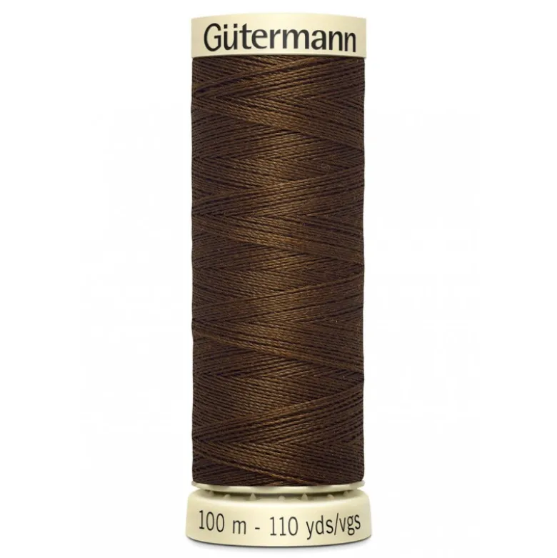 Bobine de Fil pour tout coudre Gutermann 100 m - N°280 marron