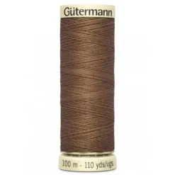 Bobine de Fil pour tout coudre Gutermann 100 m - N°180 marron