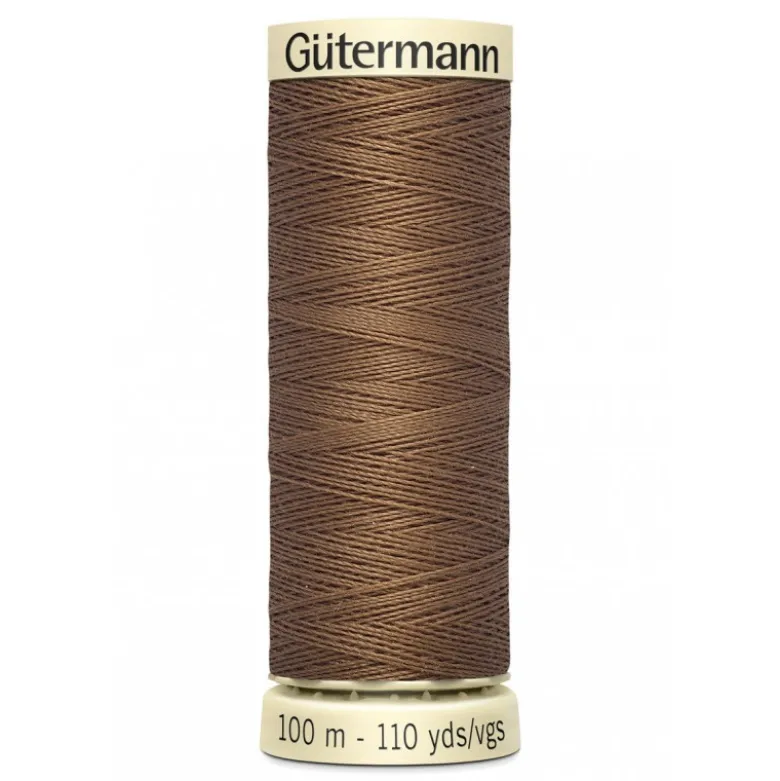 Bobine de Fil pour tout coudre Gutermann 100 m - N°180 marron