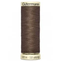 Bobine de Fil pour tout coudre Gutermann 100 m - N°672 marron