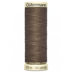 Bobine de Fil pour tout coudre Gutermann 100 m - N°209 marron
