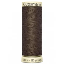 Bobine de Fil pour tout coudre Gutermann 100 m - N°252 marron