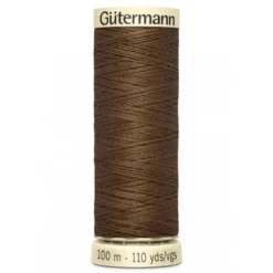 Bobine de Fil pour tout coudre Gutermann 100 m - N°289 marron