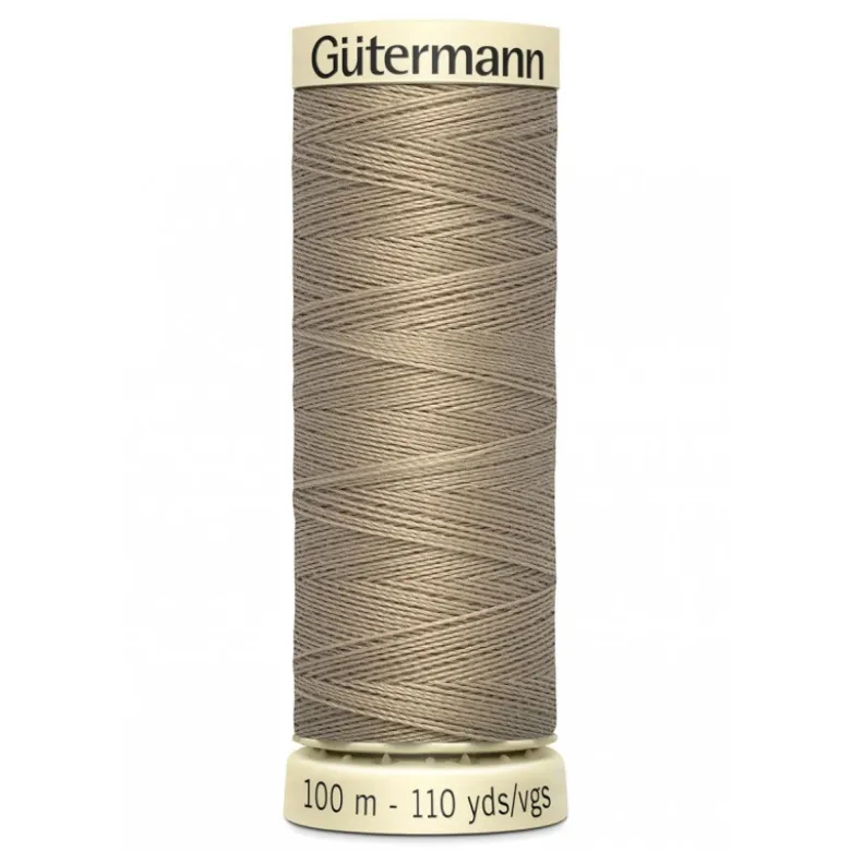 Bobine de Fil pour tout coudre Gutermann 100 m - N°263 beige