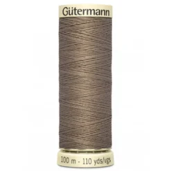 Bobine de Fil pour tout coudre Gutermann 100 m - N°160 marron beige