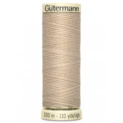 Bobine de Fil pour tout coudre Gutermann 100 m - N°198 crème