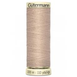 Bobine de Fil pour tout coudre Gutermann 100 m - N°121 crème