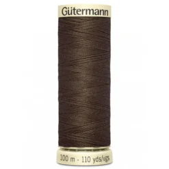 Bobine de Fil pour tout coudre Gutermann 100 m - N°222 marron