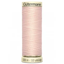Bobine de Fil pour tout coudre Gutermann 100 m - N°658 rose poudré