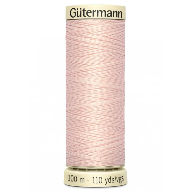 Bobine de Fil pour tout coudre Gutermann 100 m - N°658 rose poudré