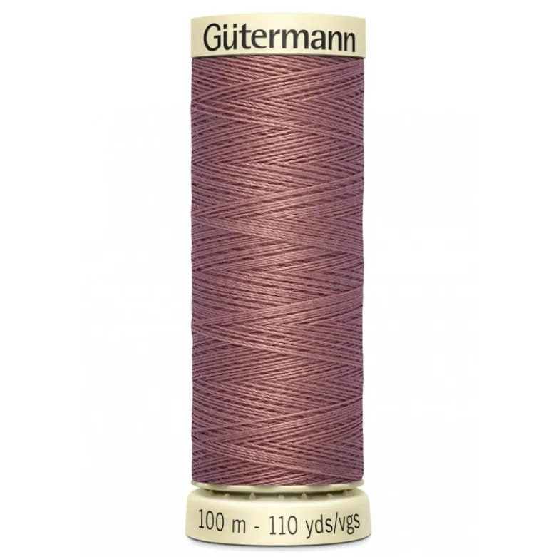 Bobine de Fil pour tout coudre Gutermann 100 m - N°844 mauve