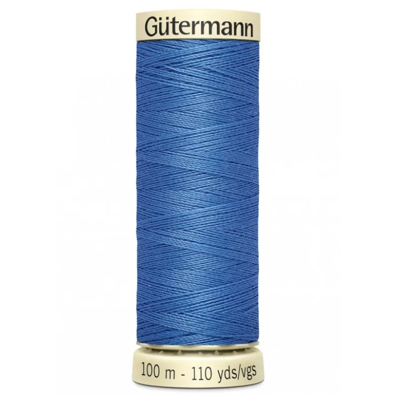 Bobine de Fil pour tout coudre Gutermann 100 m - N°213 bleu
