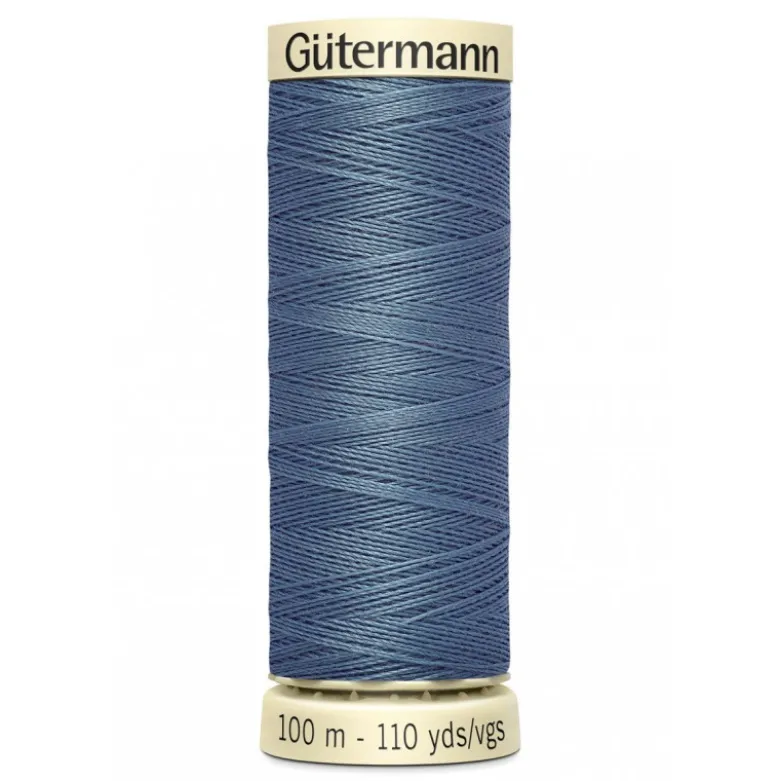 Bobine de Fil pour tout coudre Gutermann 100 m - N°76 bleu