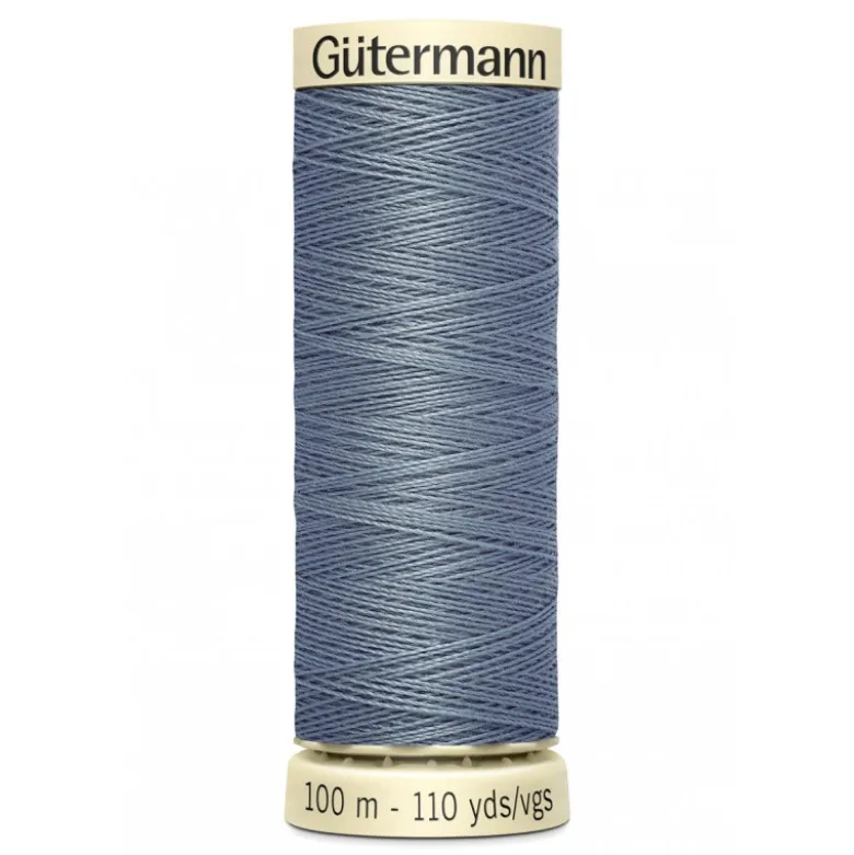 Bobine de Fil pour tout coudre Gutermann 100 m - N°788 gris bleu