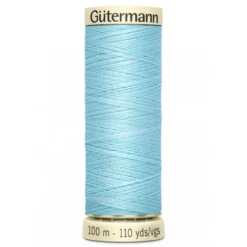 Bobine de Fil pour tout coudre Gutermann 100 m - N°195 bleu ciel