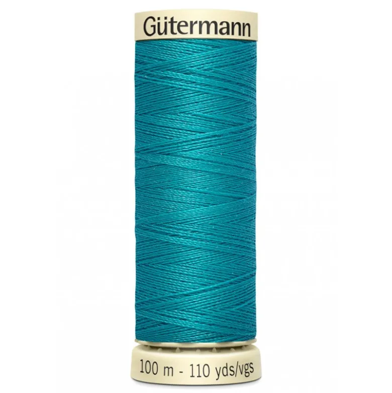 Bobine de Fil pour tout coudre Gutermann 100 m - N°55 bleu turquoise